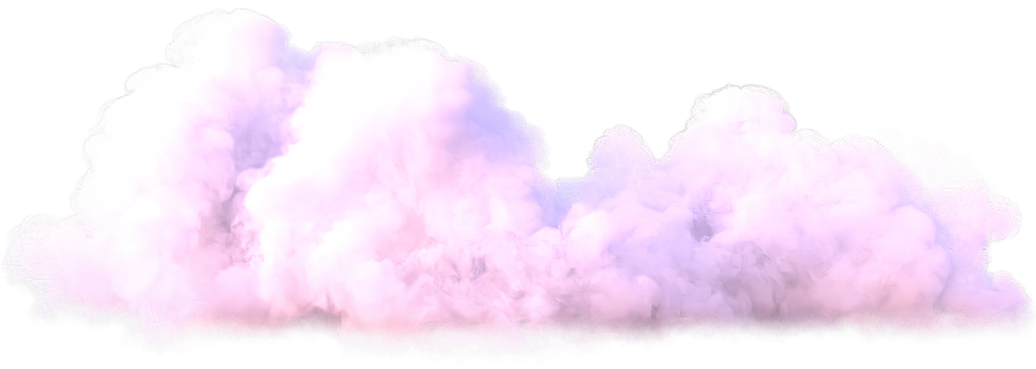 Realistic pink cloud.